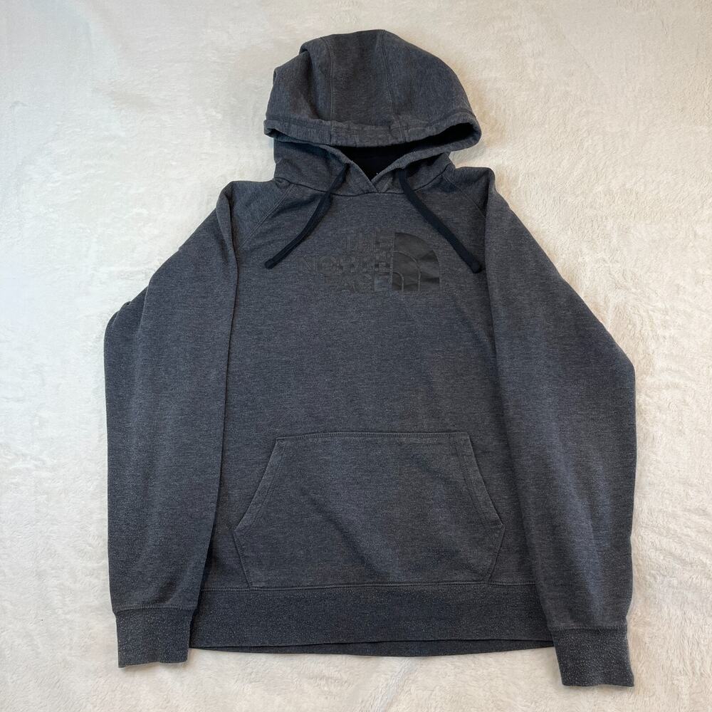 The North Face Hoodie Sweatshirt Mens XL Grey Long Sleeve Graphic